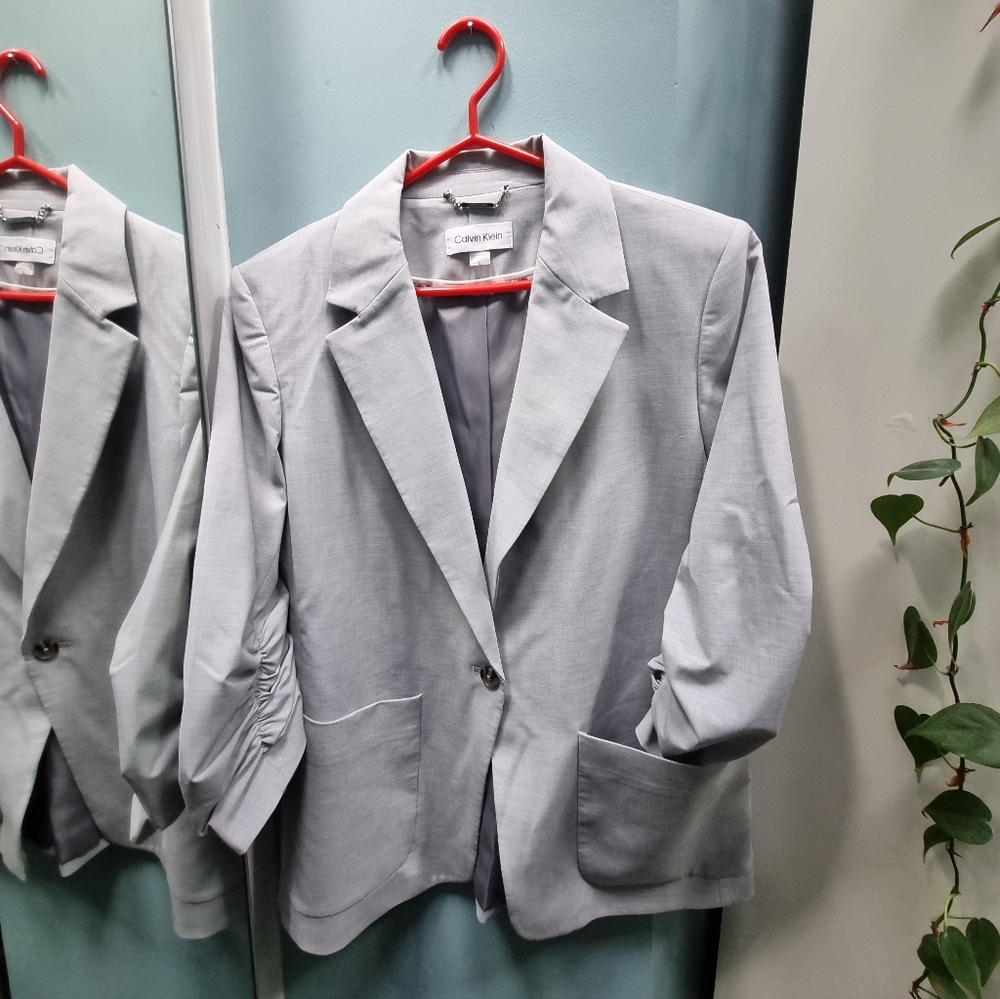🌻 Calvin Klein | Light Grey Casual Blazer